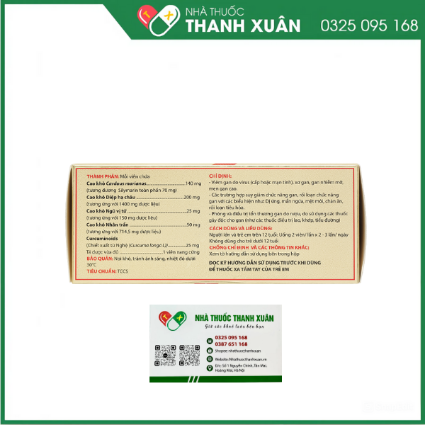 Silymax Complex trị viêm gan do virus, gan nhiễm mỡ